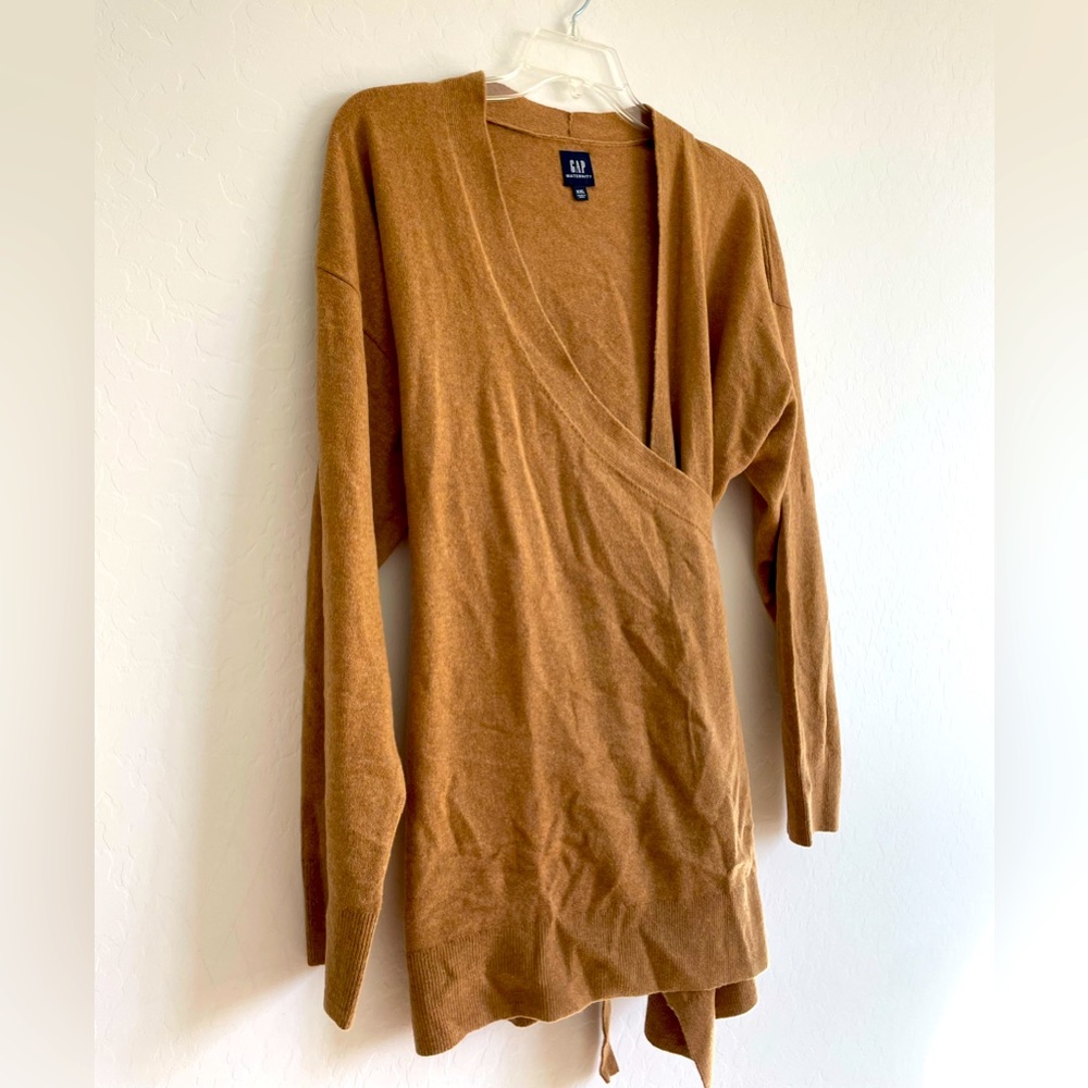 Gap Maternity Wrap Front Sweater - image 1